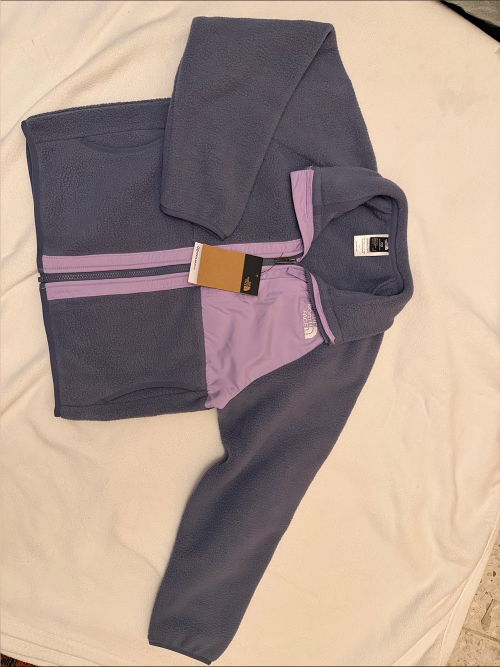 The North Face Women’s Dark Purple and Lavender Fleece Jacket